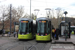 CAF Urbos 3 n°941 et n°945 sur la ligne T1 (STAS) à Saint-Etienne