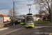 CAF Urbos 3 n°951 et Alsthom-Vevey-Duewag STE 2 n°923 sur la ligne T1 (STAS) à Saint-Etienne