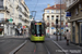 CAF Urbos 3 n°947 sur la ligne T1 (STAS) à Saint-Etienne