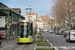 CAF Urbos 3 n°955 sur la ligne T1 (STAS) à Saint-Etienne