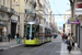 CAF Urbos 3 n°953 sur la ligne T2 (STAS) à Saint-Etienne