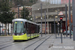 CAF Urbos 3 n°953 sur la ligne T2 (STAS) à Saint-Etienne