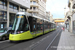 CAF Urbos 3 n°952 sur la ligne T2 (STAS) à Saint-Etienne