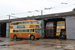 Sunbeam W4 NBC n°72 (HKR 11), Sunbeam S7 Park Royal n°174 (ERD 145) et Daimler CWA6 Duple n°52 (FMN 955) au Trolleybus Museum à Sandtoft