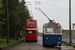 BUT 9612T Burlingham n°1344 (ONE 744) et FN TB I T32 n°425 (5425P) au Trolleybus Museum à Sandtoft