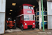 Nuffield Universal 4 (WSY 631) et Karrier W4 Roe n°375 (CDT 636) au Trolleybus Museum à Sandtoft