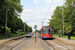 Siemens-Duewag Supertram n°118 sur la Blue Line (Sheffield Supertram) à Sheffield