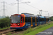 Siemens-Duewag Supertram n°105 sur la Blue Line (Sheffield Supertram) à Sheffield