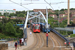 Siemens-Duewag Supertram n°116 sur la Blue Line (Sheffield Supertram) à Sheffield