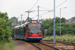 Siemens-Duewag Supertram n°109 sur la Blue Line (Sheffield Supertram) à Sheffield