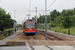 Siemens-Duewag Supertram n°106 sur la Blue Line (Sheffield Supertram) à Sheffield