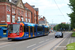 Siemens-Duewag Supertram n°122 sur la Blue Line (Sheffield Supertram) à Sheffield