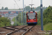 Siemens-Duewag Supertram n°109 sur la Blue Line (Sheffield Supertram) à Sheffield