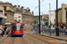 Siemens-Duewag Supertram n°112 sur la Blue Line (Sheffield Supertram) à Sheffield