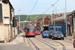 Siemens-Duewag Supertram n°104 sur la Blue Line (Sheffield Supertram) à Sheffield