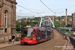 Siemens-Duewag Supertram n°116 sur la Blue Line (Sheffield Supertram) à Sheffield