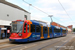 Siemens-Duewag Supertram n°106 sur la Blue Line (Sheffield Supertram) à Sheffield