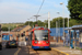 Siemens-Duewag Supertram n°106 sur la Blue Line (Sheffield Supertram) à Sheffield