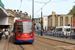 Siemens-Duewag Supertram n°112 sur la Blue Line (Sheffield Supertram) à Sheffield