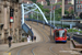 Siemens-Duewag Supertram n°118 sur la Blue Line (Sheffield Supertram) à Sheffield