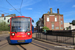 Siemens-Duewag Supertram n°118 sur la Blue Line (Sheffield Supertram) à Sheffield