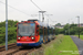 Siemens-Duewag Supertram n°106 sur la Blue Line (Sheffield Supertram) à Sheffield