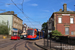 Siemens-Duewag Supertram n°118 sur la Blue Line (Sheffield Supertram) à Sheffield