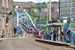 Siemens-Duewag Supertram n°124 sur la Yellow Line (Sheffield Supertram) à Sheffield