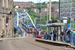 Siemens-Duewag Supertram n°124 sur la Yellow Line (Sheffield Supertram) à Sheffield