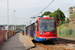 Siemens-Duewag Supertram n°109 sur la Yellow Line (Sheffield Supertram) à Sheffield