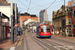 Siemens-Duewag Supertram n°124 sur la Yellow Line (Sheffield Supertram) à Sheffield