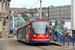 Siemens-Duewag Supertram n°124 sur la Yellow Line (Sheffield Supertram) à Sheffield