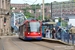 Siemens-Duewag Supertram n°124 sur la Yellow Line (Sheffield Supertram) à Sheffield