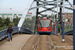 Siemens-Duewag Supertram n°101 sur la Yellow Line (Sheffield Supertram) à Sheffield