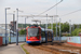 Siemens-Duewag Supertram n°105 sur la Yellow Line (Sheffield Supertram) à Sheffield