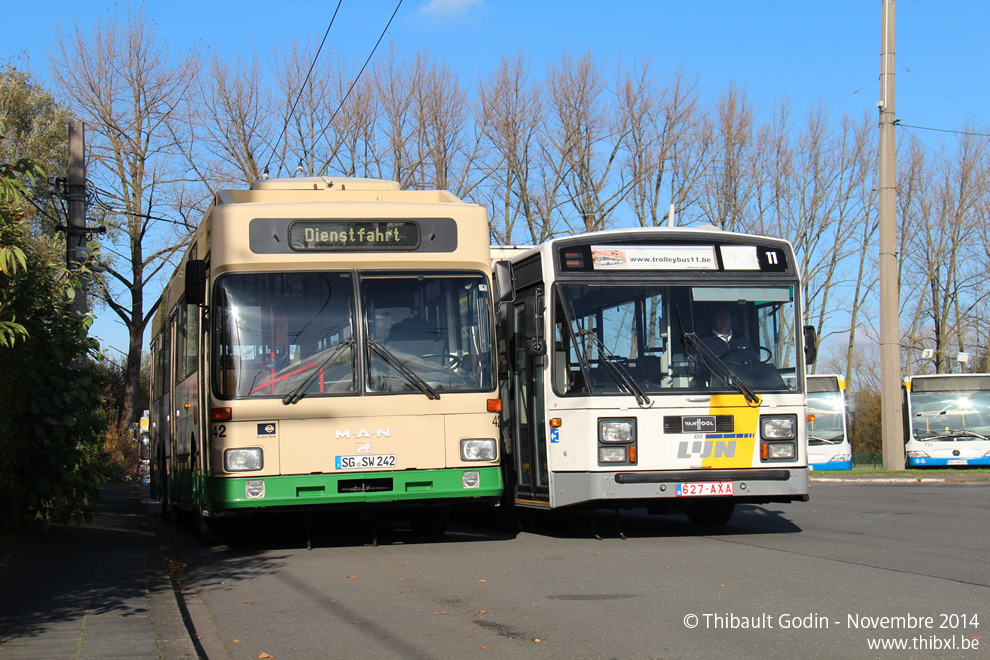 Le Trolleybus 11 à Solingen