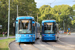 Bombardier Flexity Classic A34 n°5 et n°1 sur la ligne 7 (SL) à Stockholm