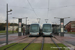 Alstom Citadis 302 n°01 et n°07 sur la ligne A (Transvilles) à Famars