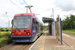 AnsaldoBreda T-69 n°06 sur la ligne 1 (West Midlands Metro) à Wednesbury