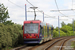 AnsaldoBreda T-69 n°06 sur la ligne 1 (West Midlands Metro) à Wednesbury