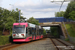 AnsaldoBreda T-69 n°10 sur la ligne 1 (West Midlands Metro) à Wednesbury