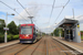 AnsaldoBreda T-69 n°08 sur la ligne 1 (West Midlands Metro) à Wednesbury