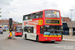 Volvo B7TL Plaxton President n°4083 (V83 MOA) sur la ligne 5 (West Midlands Bus) à West Bromwich