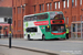 Alexander Dennis E40D Enviro400 II Hybrid n°5416 (BX13 JPJ) sur la ligne 1 (West Midlands Bus) à Wolverhampton