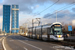 CAF Urbos 100 n°6140 sur la ligne 0 (Tramway de la côte belge - Kusttram) à Zeebruges (Zeebrugge)