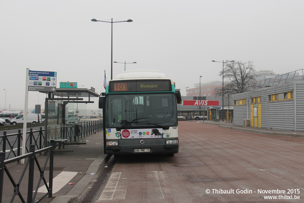 Bus 7087 (486 PMC 75) sur la ligne 103 (RATP) à Chevilly-Larue