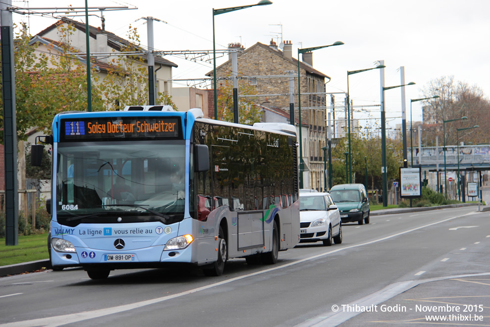 Bus 6084 (DM-891-DP) sur la ligne 11 (Valmy) à Épinay-sur-Seine