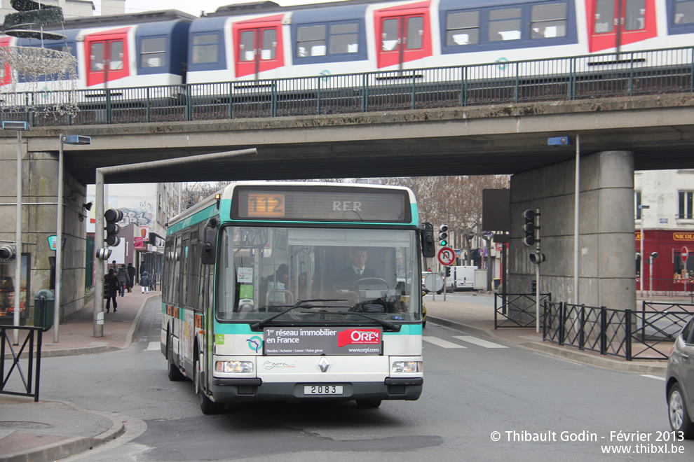 Bus 2083 sur la ligne 112 (RATP) à Saint-Maur-des-Fossés