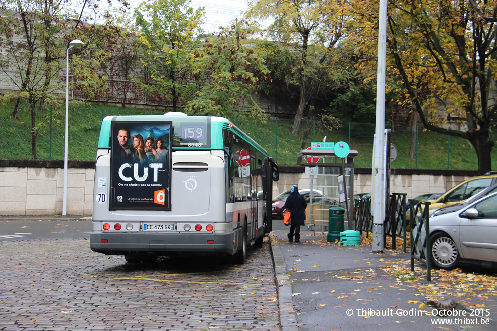 Bus 8548 (CC-473-GK) sur la ligne 159 (RATP) à Nanterre