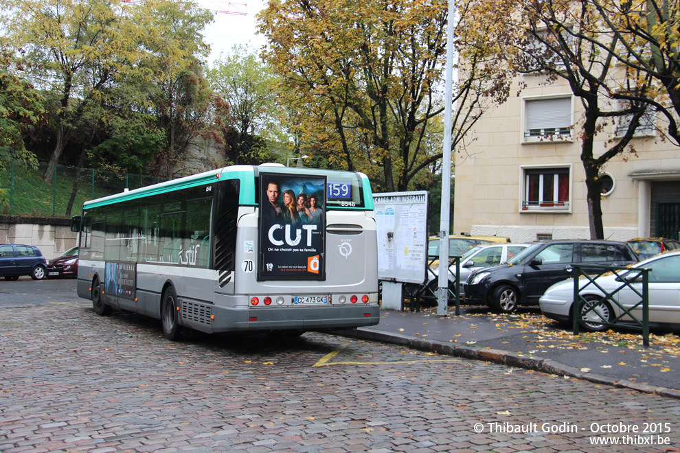 Bus 8548 (CC-473-GK) sur la ligne 159 (RATP) à Nanterre